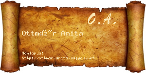 Ottmár Anita névjegykártya